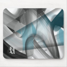 Mousepad Trend Abstrato Art Blue Ocean