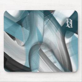 Mousepad Trend Abstrato Art Blue Ocean