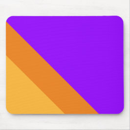 Mousepad Trendy Vivid Bright Púrpura Laranja Estirpes Amare