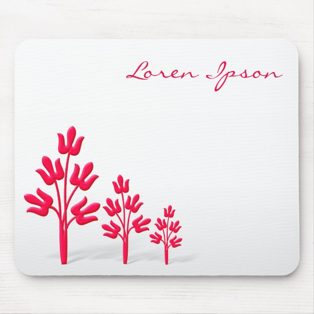 Mousepad Três Árvores Crimson (Frente)