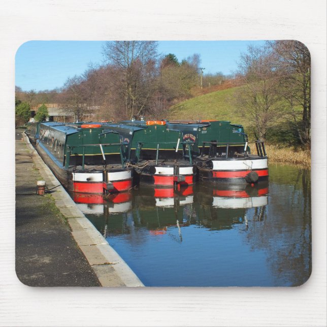 Mousepad Três barcos de canal (Frente)