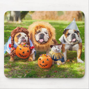 Mousepad Três Bulldogs Vestidos