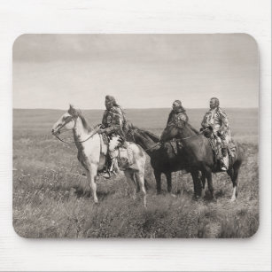 Mousepad Três chefes dos Blackfeet de Piegan - vintage