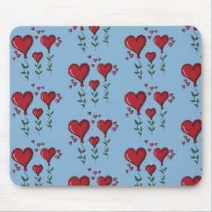 Mousepad Três Corações Fofos