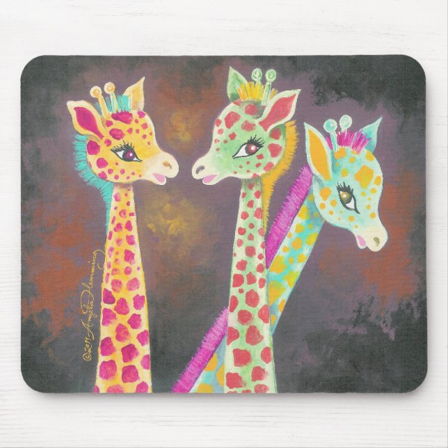 Mousepad Três girafas (Frente)