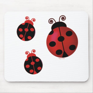 Mousepad Três joaninhas