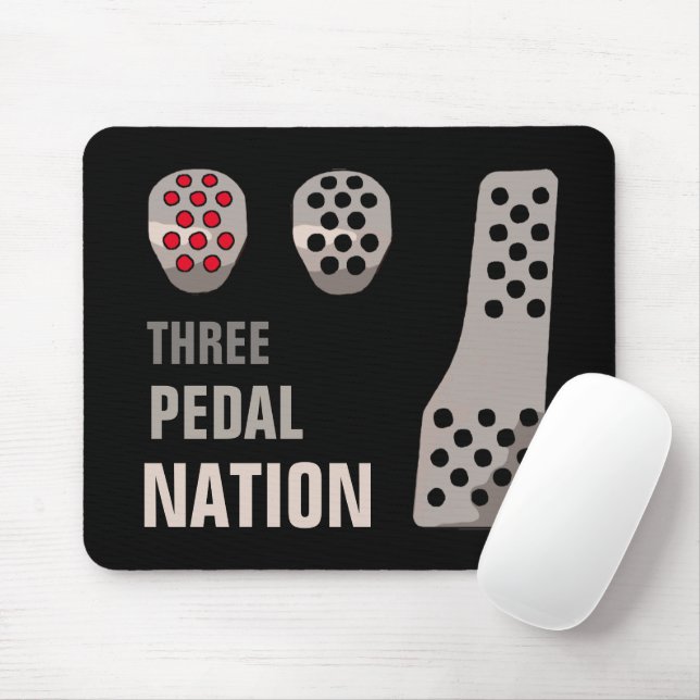 MOUSEPAD TRÊS NAÇÃO PEDAL (Com mouse)