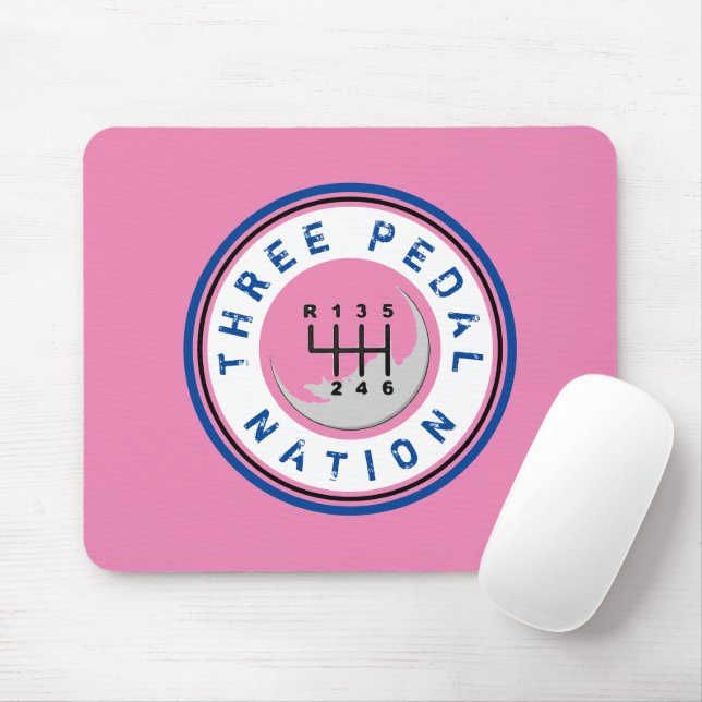 MOUSEPAD TRÊS NAÇÃO PEDAL (Com mouse)