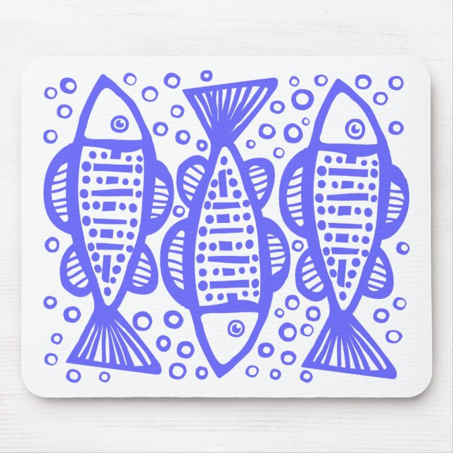Mousepad Três Peixes (Frente)