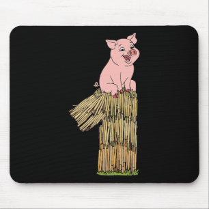 Mousepad Três Pequenos Porcos Porco 1 Fácil Costume Homens