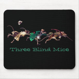 Mousepad Três Ratos Cegos