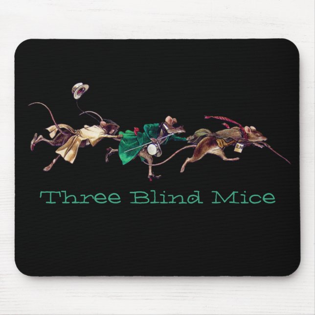 Mousepad Três Ratos Cegos (Frente)