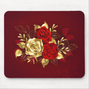 Mousepad Três Rosas de joalharia
