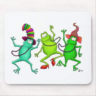 Mousepad Três sapos de dança