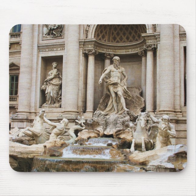 Mousepad Trevi Fountain Roma Viagem Photo (Frente)
