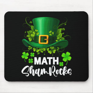 Mousepad Trevo de Matemática Dia de São Patrício Escola 