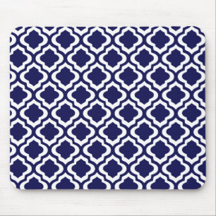 Mousepad Trevo marroquino de Quatrefoil da treliça do