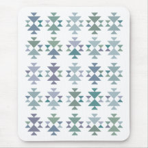 Triângulo Geométrico Azul Terrestre Aztec Padrão