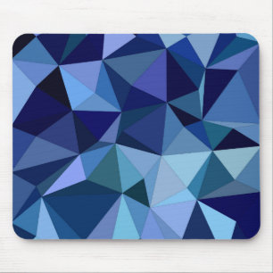 Mousepad Triângulos azuis