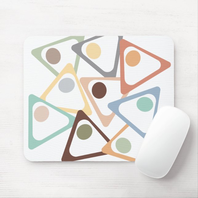 Mousepad Triângulos de Pastel (Com mouse)