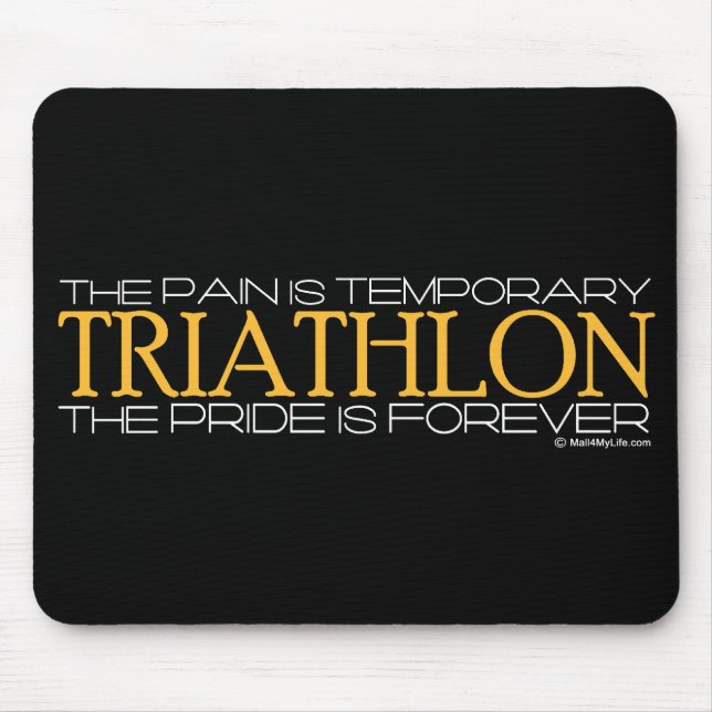 Mousepad Triathlon - o orgulho é Forever (Frente)