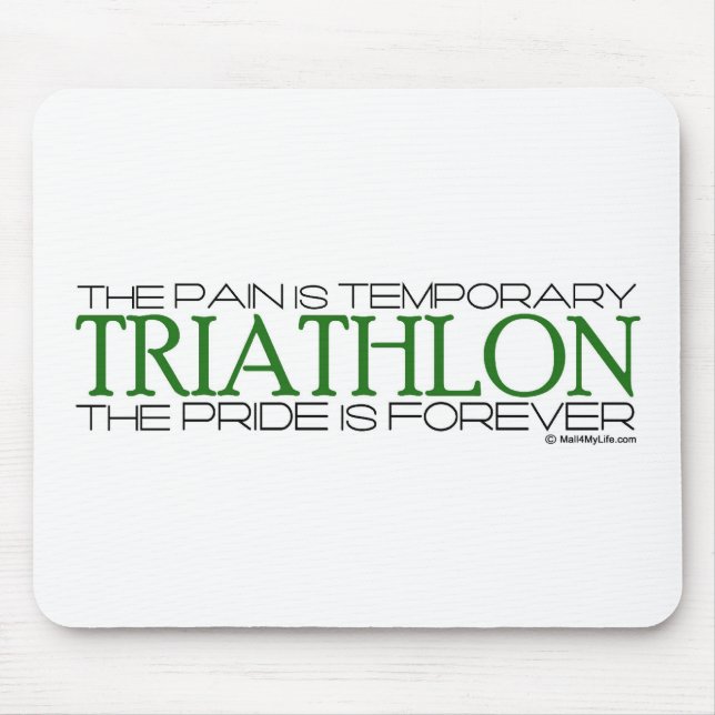 Mousepad Triathlon - o orgulho é Forever (Frente)