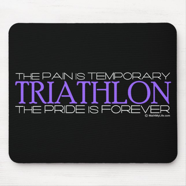 Mousepad Triathlon - o orgulho é Forever (Frente)