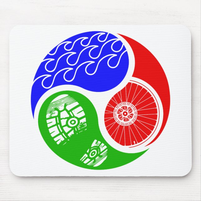 Mousepad Triathlon TRI Yin Yang (Frente)