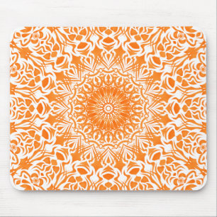 Mousepad Tribal Mandala Orange