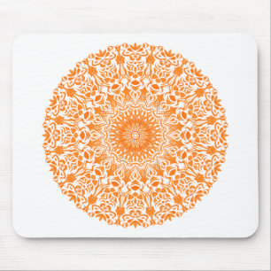 Mousepad Tribal Mandala Orange