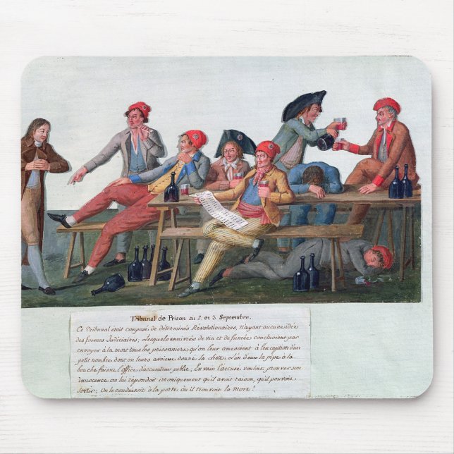 Mousepad Tribunal da prisão de 2 & 3 de setembro de 1792 (Frente)