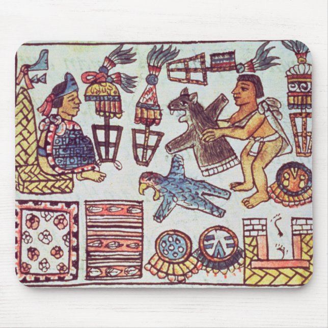 Mousepad Tributos de recepção de Montezuma II (Frente)