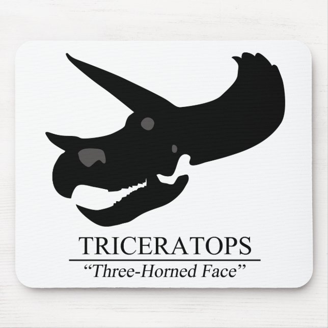 Mousepad Triceratops Skull (Frente)