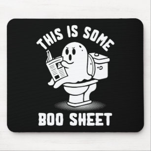Mousepad Trick Ou Tratar Fantasma Spooky Isto É Uma Folha D