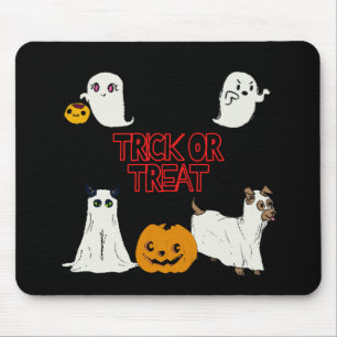 Mousepad Trick ou trate fantasmas do Halloween