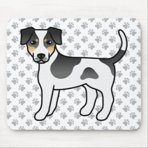 Mousepad Tricolor Danish-Swedish Farmdog - Cão de Cartoon