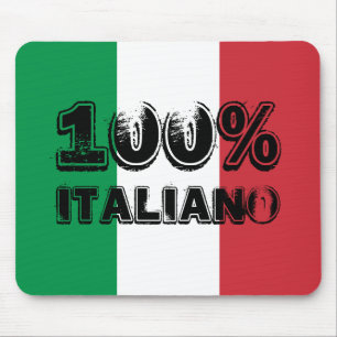 Mousepad Tricolor verde branco e vermelho 100% italiano