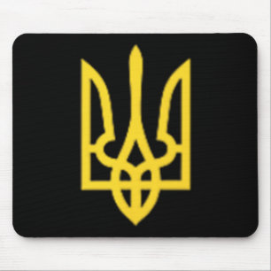 Mousepad Tridente da Ucrânia - Símbolo Tryzub Ucraniano