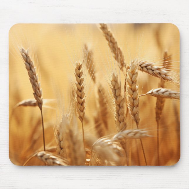 Mousepad Trigo Natureza Tranquila Tranquila e Pacífica (Frente)