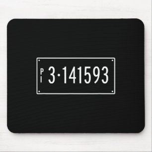 Mousepad Trigonometria Geométrica Da Placa Do Número Pi-Day