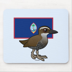 Mousepad Trilho de Guam com bandeira