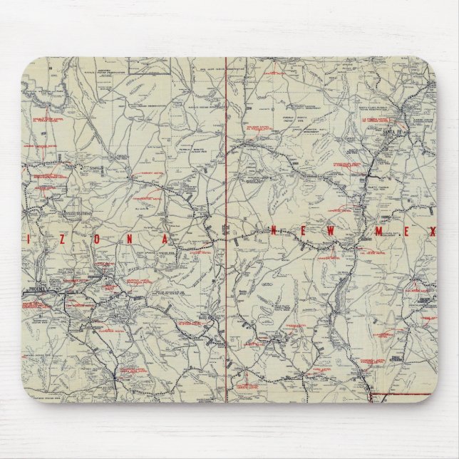 Mousepad Trilhos Automáticos de 1925 para Rand McNally (Frente)