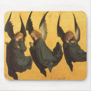 Mousepad Trio de Anjos do Renascimento pelo Mestre do House
