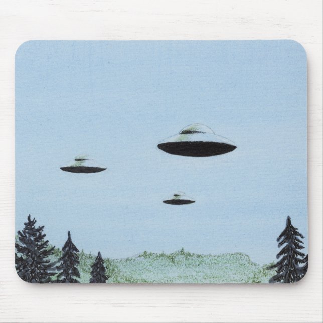 Mousepad Trio de OVNI (Frente)