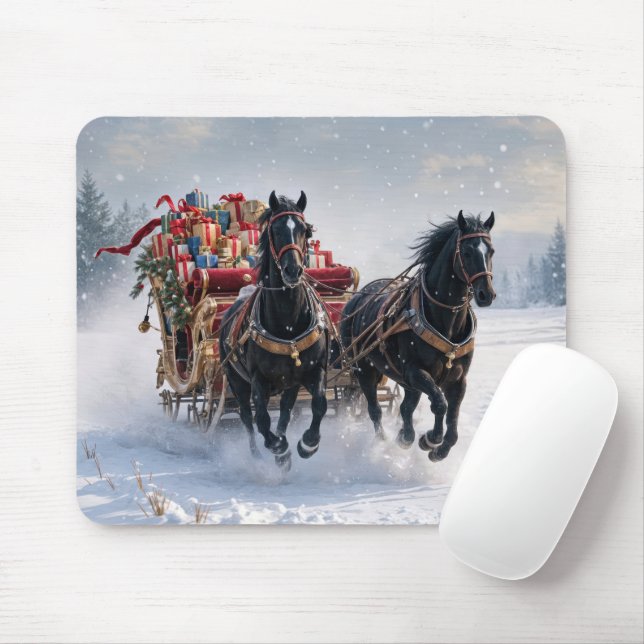 Mousepad Tripa De Natal Cheia De Presentes (Com mouse)