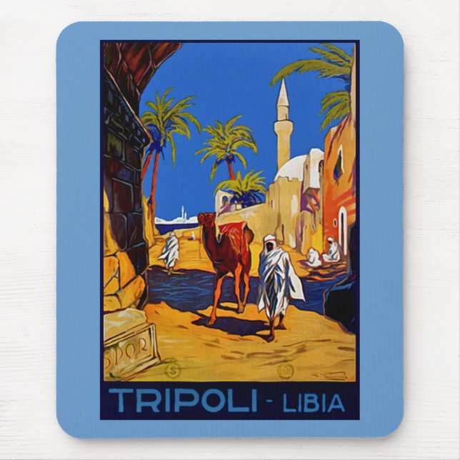 Mousepad Tripoli - Líbia (Líbia) (Frente)