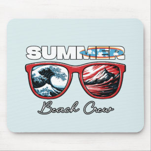 Mousepad Tripulação de Praia de Verão - Víblias de Verão