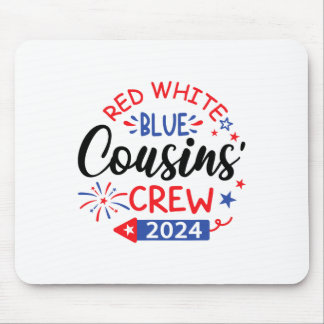 Mousepad Tripulação De Primo Azul E Branco 4 De Julho