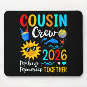 Mousepad Tripulação de primos férias de verão de 2026 na pr