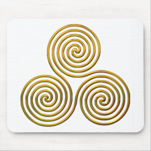 Mousepad Triskele-gold